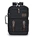 Produktbild Weekend Travel Rucksack for A Short Trip Professional Camping Canvas Backpack High Quality School Bag For High School Student 15.6 Inch Laptop Top Bag (Schwarz)