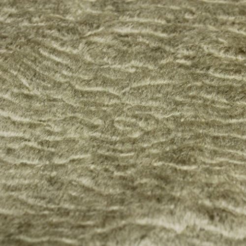 Persianer Sheepskin Grey Plush Faux Fur Soft Short Hair Fur Short Pile Pile Height Approx. 3-4 mm Beige Stretchy Shiny Faux Fur Grey Beige