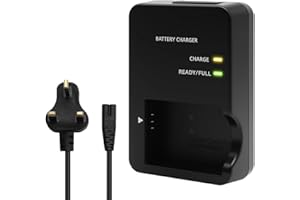 RAITWAHL CB-2LH Battery Charger for Canon NB-13L Compatible with Canon PowerShot G1 X Mark III G5X G7X (I, II, III) G9X (I, II) SX620 HS SX720 HS SX740 HS and More With Power Cord