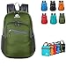 Produktbild Verstaubarer Tagesrucksack, 18L leichter faltbarer Rucksack Tasche für Damen und Herren Outdoor Sport Camping Wandern Radfahren Reisen und täglichen Gebrauch in der Schule (Grün)
