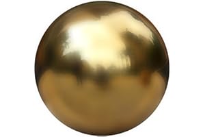 Qurygin Edelstahlkugeln Garten - Dekokugel Edelstahl, Gold Hohlkugel, Schwimmkugel, Gazing Ball, Glänzend Polierte Edelstahlkugel, Spiegelball, Nahtlose Hohle Kugel Für Hausgartendekoration