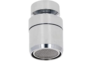 MroMax - Ugello di ricambio universale per rubinetto femmina, da 18 mm, per bagno, lavanderia, lavabo, miscelatore per bidet