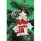 Decora tu árbol de Navidad con adorno de personalizado PJ amantes par – un regalo perfecto de Navidad para familiares y amigos