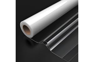 Nabance Clear Cellophane Wrap for Hampers, 80cm X 30m - Folded in Half, Florist Cellophane Wrap Roll, Crystal ​Clear Wrapping Rolls for Baskets, Gift, Super Thin Durable