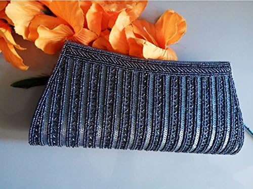 Metallic Gray clutch, Classy Minaudière, hand crafted box clutch, Portefeuille Femmes, Gray evening clutch, Bridal clutch