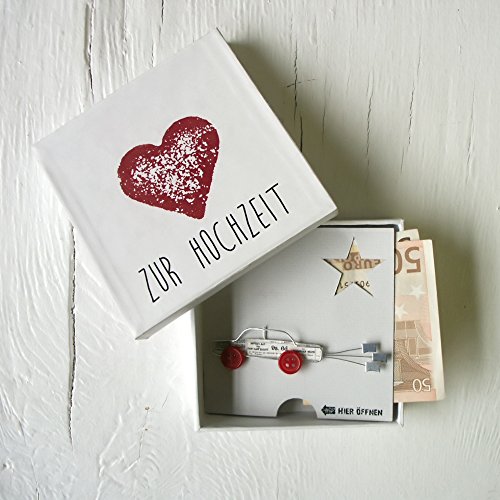 Geldgeschenkbox "Zur Hochzeit"