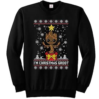 Star and Stripes Inspired Guardians of Christmas ugly jumper galaxy Printed sweatshirts ugly 