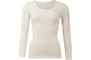 COSILANA NATURWÄSCHE Cosilana, damski podkoszulek z długim rękawem, 70% wełna 30% jedwab