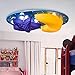 Produktbild Yushi Creative Sunset Kinderzimmer Decke Cartoon Schlafzimmer Boy Girl Study Wooden LED Lights Schlafzimmer Beleuchtung Fixtures