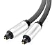 Produktbild UGREEN Optisches Toslink Digital Kabel 2m unterstützt für CD-Player, Blu-Ray-Player, DAT-Recorder, DVD-Player, Spielkonsolen und andere Audio Gerätes Schwarz