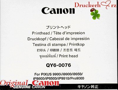 Original Druckkopf für Canon i9900, i9950, Pro9000 inkl. Mk II / Mark 2, Pixma iP8500, iP8600