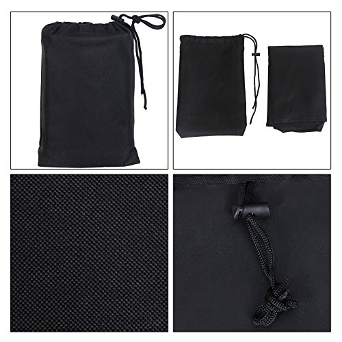 Songmics BBQ Grillabdeckung Abdeckhaube Φ71 X 68 cm 600D Oxford Gewebe GFC71B - 6