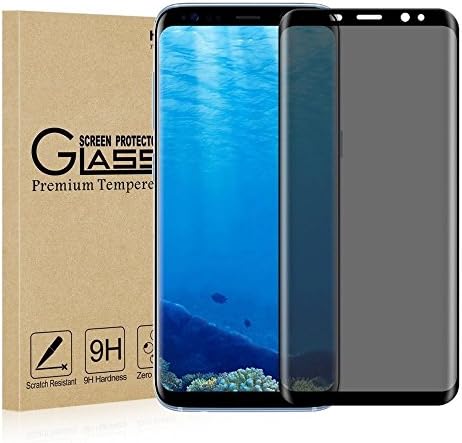 Zenzus Samsung S8 Screen Protector Privacy Anti-Spy Tempered Glass Screen Protector against Peeping, Dropping, Scratching – Darkens at Specific Angle