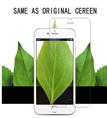 (2 Pack) iPhone 6s/6 Screen Protector with 0.3mm Thickness Ultra Thin Anti-scratch, L3 Tech Premium Tempered Glass Screen Protector (4.7 inch) for Apple iPhone 6s/6[Lifetime Warranty]