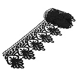 vestido bordado negro Grandes regalos para decoración tu hogar, coser, ropa y así sucesivamente