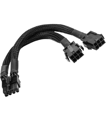COMeap NVIDIA - Cavo di alimentazione per scheda grafica, da CPU a 8 pin maschio a doppio PCIe femmina a 8 pin, adattatore per Tesla K80/M40/M60/P40/ P100, 12,2 cm (confezione da 2 COMeap NVIDIA - Cavo di alimentazione per scheda grafica, da CPU a 8 pin maschio a doppio PCIe femmina a 8 pin, adattatore per Tesla K80/M40/M60/P40/ P100, 12,2 cm (confezione da 2