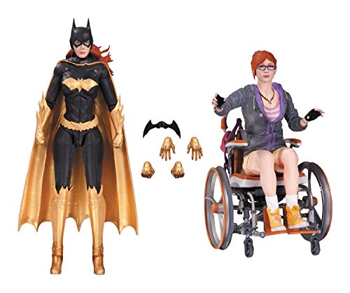 Batman jun160387 "Arkham Knight Verkleidung kann man Batgirl Oracle" Action Figur (2 Stück)