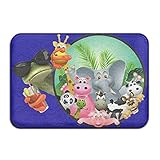 INN KHOME Funny Rana Fresco al Aire Libre Alfombrillas Alfombrillas de la Puerta Interior