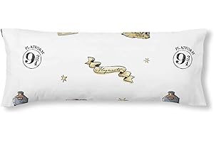 BL BELUM BELUM | Funda de Almohada Harry Potter 100% algodón Platform 9 3-4 Cama de 50x80cm.