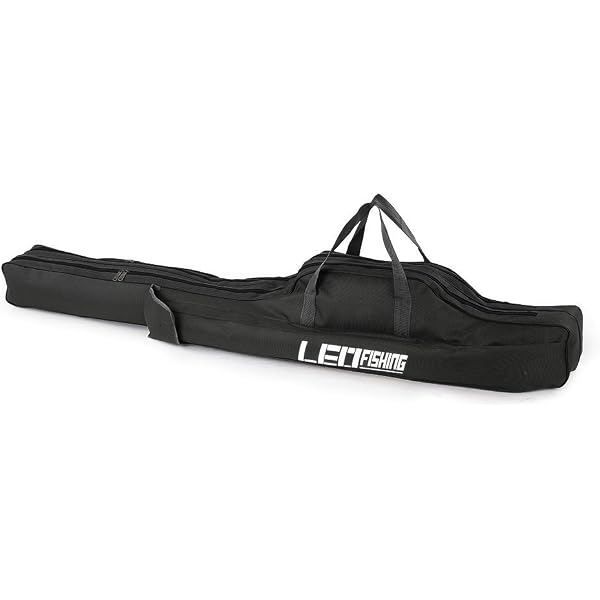 Sac De Pêche Longue Bandoulière 1,3 M - Grande Capacité, Toile Oxford Imperméable, Pour Canne Et Matériel