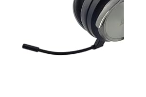 LZY-DD Microphone for Corsair Virtuoso RGB Wireless XT Hi-Fi Gaming Headset (Black)