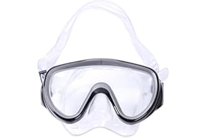 Newtic Gafas de Buceo para Adultos, Kit de máscara y Tubo para Snorkelling, Material de PVC, antivaho y antifugas, Se Puede Usar para bucear y Nadar, 180° panorámicas, para Hombres y Mujeres Adultos