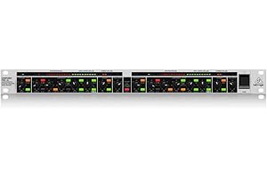 Behringer COMPOSER PRO-XL MDX2600 V2 2-Kanal-Expander/Gate/Kompressor/Peak-Limiter der Referenzklasse mit integriertem De-Esser, Dynamic Enhancer und Röhrensimulation