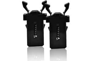 DHinkyoung Bin Lid Replacement Clasps Compatible with Brabantia| 2-Pack Retention Clip & Latch Lock for 3-50 Litre Touch Top Waste Bins| Fixes Lid Not Staying Shut