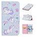 Produktbild LuckyW iPhone 6 Plus Hülle Leder, 3D PU Leder Hülle für Apple iPhone 6 Plus/6s Plus (5.5 Zoll) Ledertasche Flip Wallet Case Kuntsleder Handyhülle Tasche Folio Klapphülle - Einhorn