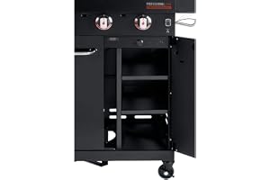 Coperchio Di Protezione Per Barbecue Char-Broil 140 385 - Extra-Large, Impermeabile, Colore Nero, Per Barbecue Fino A 183x107 Cm