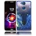Produktbild thematys Passend für LG X Power 3 Nacht Wolf Handy-Hülle Silikon - staubdicht stoßfest & leicht - Smartphone-Case