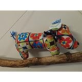 Stoffhündchen als Dekoartikel