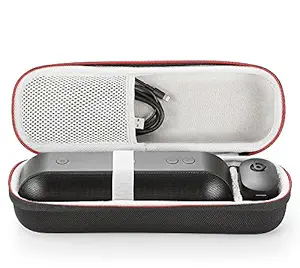 L3 Tech Portable Storage Bag Fits USB Cable and Wall Charger for Bluetooth Speaker Compatible with Apple Dr. Dre Beats Pill/Plus (Black)