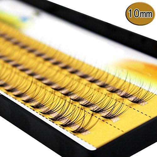 JUHON 60 pcs Professional Makeup Fake Eyelashes Single False Eyelashes Extension