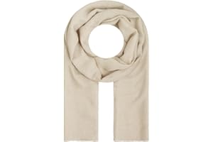 Majea Tuch Lima schmal geschnittenes Damen-Halstuch uni Schal einfarbig Sommerschal Sommer Halstuch (880010)