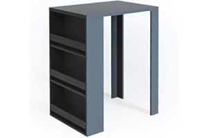 Vicco Bartisch, Bartresen für Esszimmer, Anthrazit, 57 x 80 cm