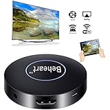 Beheart WiFi Display Dongle Wireless 1080P Display Adapter Receiver,HDMI and AV Output, Support Miracast DLNA Airplay for IOS/Android/MacOS (Q1)