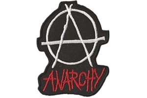 NAGAPATCHES Parche insignia termoadhesivo Anarquía