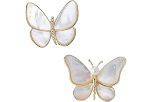 AFCJLTO Broches para ropa mujer de 2 piezas,alfiler Rhinestone Corsage, impecables y elegantes, ideales para vestidos y bisutería, perfectos para uso en oficina y día a día