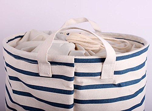 GreenForest® Cotton Linen Fabric Sweet Pockets Wall Closet Hanging Storage Bag Home Organizer with polka dots- Green - 3