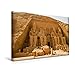 Produktbild Calvendo Premium Textil-Leinwand 45 cm x 30 cm quer, Ägypten-Highlight: Abu Simbel mit seinem von Ramses II. erbauten Felsentempel | Wandbild, Bild auf Abu Simbel, Ägypten Orte Orte