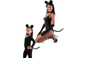 Carnival Toys 5165 - Set Travestimento, Topolina con Cerchietto, Coda e Papillon