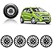 Auto Pearl-Premium Quality Car Full Black Wheel Cover Caps Black 13 inches Press Type Fitting For - Chevrolet Beat RS.1649.00