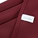 Deconovo Solid Blackout Curtain Eyelet Curtain Thermal Insulated Window Blackout Curtain for Babies Room 140x180 cm Red 1 Panel