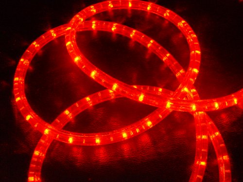 Preisvergleich Produktbild LED Lichterschlauch Lichtschlauch rot 10m 10 meter + Zuleitung