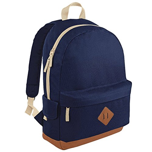 BagBase Heritage Backpack French Navy One     discount