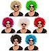 Price comparison product image Balinco 280g XXL Afro wig Curly head wig black Afro WIG Hair wig Carnival black, white, blonde, red, turquoise, green, pink - White