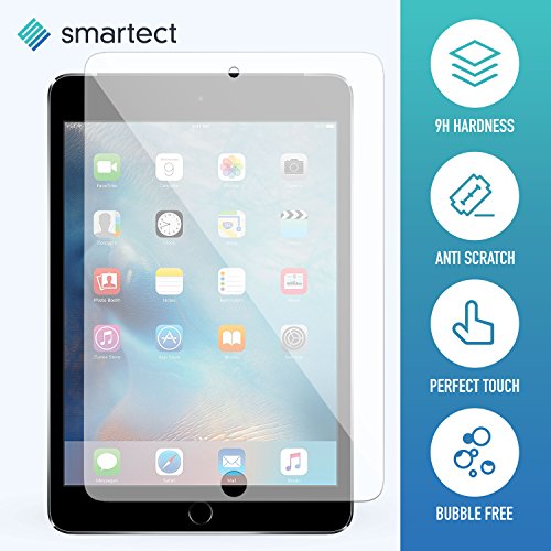smartect® Panzerglas Displayschutzfolie für Apple iPad mini / mini 2 / mini 3 aus gehärtetem Tempered Glass • Gorilla Glass mit Härtegrad 9h • 0,33mm Ultra-Dünn • Abgerundete Kanten (2.5D) • Anti Fingerabdruck