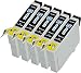 Produktbild Ink Maxx Bündel von 5 Tintenpatronen Epson T0797 XL für Stylus Photo 1400 1500 W P 50 PX 650 700 710 Serie W 730 WD 800 FW Series 810 830 FWD 720 WD 820 T0791 T0792 T0793 T0794 T0795 T0796