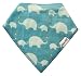 Premium Baby Bandana Bibs, 100% Organic Cotton, Set of 5 Unique Designs (Boys Set)
